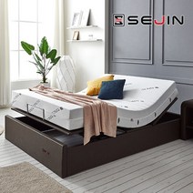 세진침대 바론 모션베드+230T하이브리드메모리폼매트리스SS, 단품