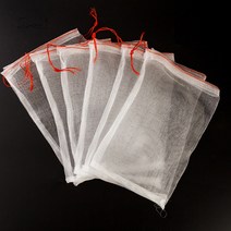 나일론 메쉬 가방 방충 거즈 정원 식물 야채 및 과일 보호 끈 도구 세트 해충 방제 GT110, 09 25x35cm 10PCS