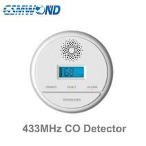 가스감지기 연기감지기 화재감지기 433mhz 무선 공동 감지기 화이트 일산화탄소 센서 사운드 알람 스마트 홈 도난 방지 보안 경보 시스템