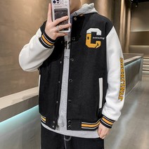 화염도착 남성 야구 점퍼 봄 가을 카라 점퍼 바람막이 자켓 ZT68 ~3XL