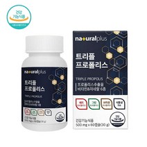 호주 프로폴리스 플라보노이드 비타민 미네랄 항산화 영양제 500mg x 60캡슐, 2병