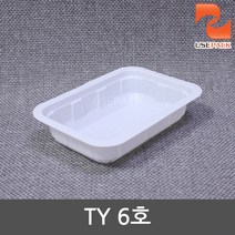 고강도 PP 실링용기 TY 6호 100개 포장용기 반찬포장, 1봉, 100개입