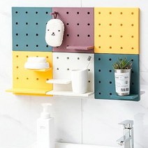 SEUM 멀티 벽면 타공판 주방 흡음 타공 보드 책상 인테리어 흡음판 사무실 타공판 보드, 화이트