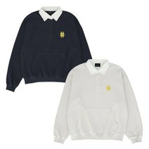 빈트릴 [빈트릴] 히든버튼 럭비 티셔츠 BA231RM006_DN