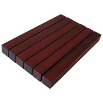 홍단 음핑고 유창목 레드 목재 재료 나무 공예 적삼목, 13x8x4 cm