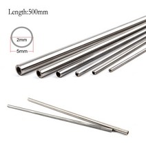 304 원활스테인레스 스틸 모세관 튜브 500mm 길이 1mm1.5mm2mm3mm4mm5mm6mm8mm10mm12mm, 16 8x7mm s