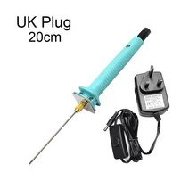 우드락 열선 커터기 전기 폼 커터 폴리스티렌 스티로폼 칼 핫 와이어 폼 절단 펜 휴대용 스티로폼 절단 도구 스티로폼 절단, 20cm 영국