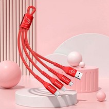 헬로키티 캐릭터 3in1 usb 급속충전 케이블 612529