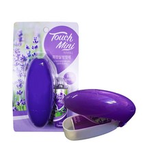 리빙굿 터치미니 화장실 방향제 세트 은은한 라벤다향, 13ml, 4개