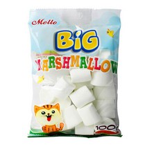 멜로 구워먹는 빅마시멜로100g/빅머쉬멜로우/캠핑용/캠핑마시멜로, 100g, 1개