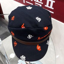 데니스골프 여성 간절기전판자수 모자, F