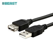 샵비스트 [USB2.0] AM-AF USB 연장케이블, 1.2m, 1개