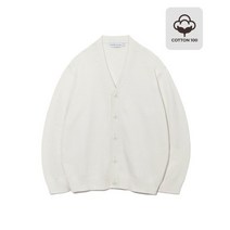 커스텀어클락 면100소프트 베이직 가디건 아이보리 COOSCD001아이보리 SOFT CARDIGAN