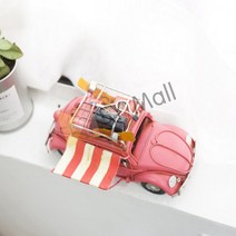 SY몰 핑크 미니 캠핑카 책장인테리어소품 장식소품