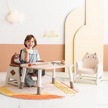 리바트 뚜뚜 키즈책상의자세트 시바 냥이, 시바(강아지), 오크책상
