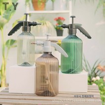 공기압 안개 물기둥 조절 물주전자 로마기둥 물주전자 2L 가정용 원예식물 물주전자, 별하늘색[빅사이즈2L]