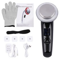 피부 홈케어 얼굴 리프팅 마사지 기구 기계 6in1 초음파 Cavitation 바디 슬리밍 EMS RF 체중 지방 버너 장치를 잃게, US Plug_white with Box_2