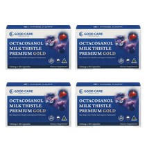 굿케어 옥타코사놀 밀크씨슬 프리미엄 골드 3+1 4개월분, 4개, 30정
