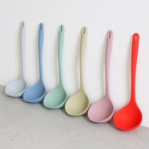 국산 실리콘 국자 중 6color.체리하우스, 다크블루