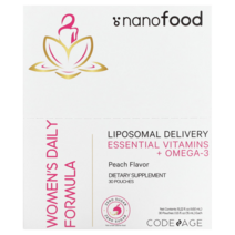 코드에이지 Nanofood 리포소말 여성용 일일 포뮬라 복숭아 파우치 30개 각 15ml, 상품