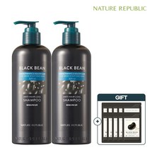 [네이처리퍼블릭] 1 1 블랙빈 탈모증상 개선 샴푸 520ml ( 파우치 10매 증정), 단일옵션 PK5600