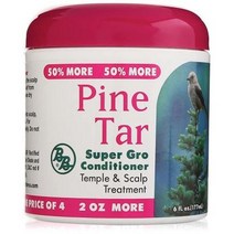 Pine Tar Super Gro 헤어 및 두피 보너스 170g(6온스) 170g(6온스)