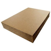Corrugated Cardboard Filler Insert Sheet Pads 1/8” Thick - 14 x 11 Inches for Packing mailing and, 1