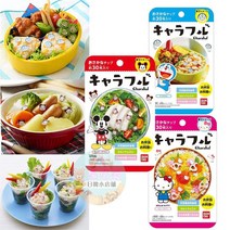 캐릭터 토핑 도시락 토핑 건조 어묵 캬라후루 7종, 키티