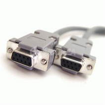 수작업 RS232 9핀 암-암 7M 크로스케이블 시리얼통신