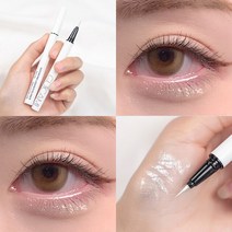 쉐딩 글로우 하이라이트 스틱 컨투어링 다이아몬드 글리터 아이 라이너 펜슬 메이크업 하이라이터 방수, 한개옵션1, 03 WHITE
