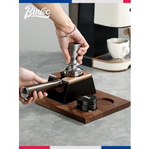 탬핑매트 커피탬퍼 탬핑기 Bincoo 호두 커피 필링 프레스 시트 천 파우더 다기능 바 파우더베이스, [01] 필링 플레이트 58mm