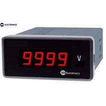 9999 표시레인지 DC 200V까지 측정 지시하는 디지털 판넬메타 직류전압계 CDV-132A, DC 12~24V, 주문 제작 사양