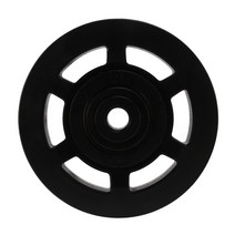 8PCS의 95mm 블랙 베어링 풀리 휠 케이블 체육관 장비 일부 내마 모성, 하나, 보여진 바와 같이