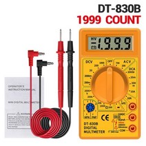 접지테스터기 멀티 테스터기 휴대용 DT830B 디지털 미터 AC/DC LCD 미니 전압계 전류계 옴 테스터 750/1000V 프로브가 있는 높은 안전 125143, Multimeter Digital, Multimeter Digital