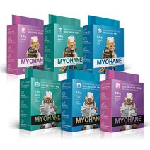 묘하네 고양이 두부모래 15kg(42L) 2.5kg*6개, 일반형두부모래, 무향