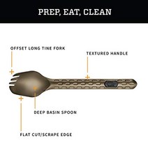 Gerber Devour Multi-Fork Camp Eating Tool Burnt Bronze [31-003420], Sage