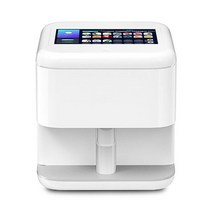 휴대용 전자동 3D 터치스크린 네일아트 인쇄 네일프린터, One Color(White), EU 플러그 화이트