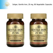 솔가 젠틀 아이언 순한 비스글리시네이트 킬레이트 철분 25mg 90 베지캡슐 2팩