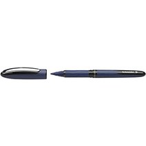 독일 Schneider 슈나이더 원 비즈니스 필기구 수성 볼펜 울트라 스무스 팁 0.6mm 필기도구 펜 문구 사무용품 고급 수성펜, 검은 색