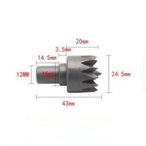 woodworking lathe plum 골무 밀링 커터 for wood router bit buddha beads ball knife, 12x24.5mm