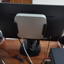 맥미니거치대 Apple Mac Mini 2012 2020 용 벽 브래킷 컴퓨터 후면 장착 데스크탑 하단 액세서리 공간 저장 랙 스탠드, a