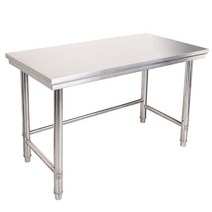 스테인리스 작업대 조리대 식당 업소용 주방 스텐 정리대 테이블, 90X50X80cm