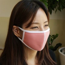 블루윙 국내생산 구리마스크 패션 3D 입체 비말차단 면마스크 레드체크, 1개