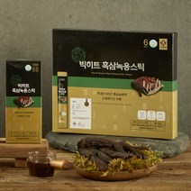 [천제명] 6년근 홍삼스틱 흑삼액 빅히트흑삼녹용 (10ml x 30포) + 쇼핑백, 단품, 단품