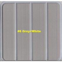 1999 크루저 요트 3870 수영 플랫폼 조종석 패드 보트 EVA 폼 티크 바닥 매트, 6Grey White