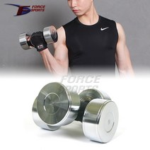 포스스포츠 국산 도금아령 ~15kg 덤벨, 2kg