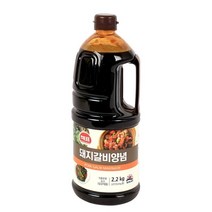 _ 사조 소스레시피 N돼지갈비 양념 2.2KG x 2개, 2200g