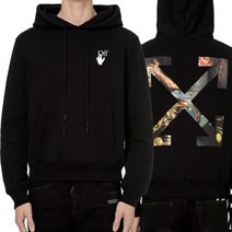오프 화이트 [OFFWHITE] 20FW 파스칼 애로우 후드 오버핏 OMBB037F20FLE0021001