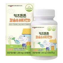 일동생활건강 키즈튼튼 칼슘 앤 비타민D, 1개, 90g