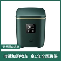 급속 캠핑 휴대용 제빙기 가정용 미니 아이스 메이커 까페 얼음 15 직수 수냉식 다용도, ., 빈티지 그린, 급속냉각